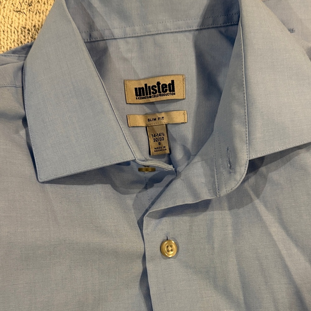 Unlisted Men's Sky Blue Dress Shirt